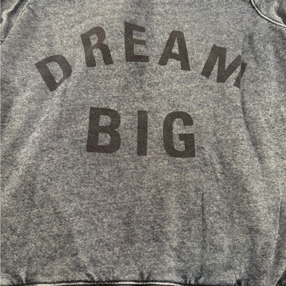 Sundry Dream Big Full Zip Hooded Jacket Women's Size 0 XS Blue/Gray nautical G - Picture 3 of 5